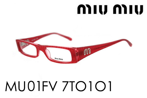 SALE Miu Miu Glasses MIUMIU MU01FV 7TO101 (W48mm) No case