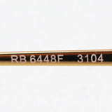 射线玻璃杯Ray-Ban RX6448F 3104 56 Hexagon