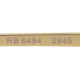 レイバン メガネ Ray-Ban RX6494 2945