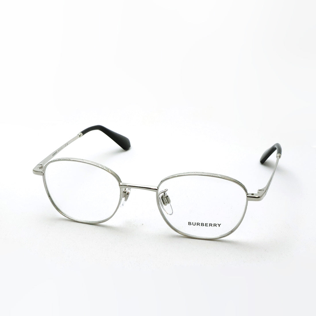 バーバリー メガネ BURBERRY BE1403D 1005 48 ボストン シルバー系