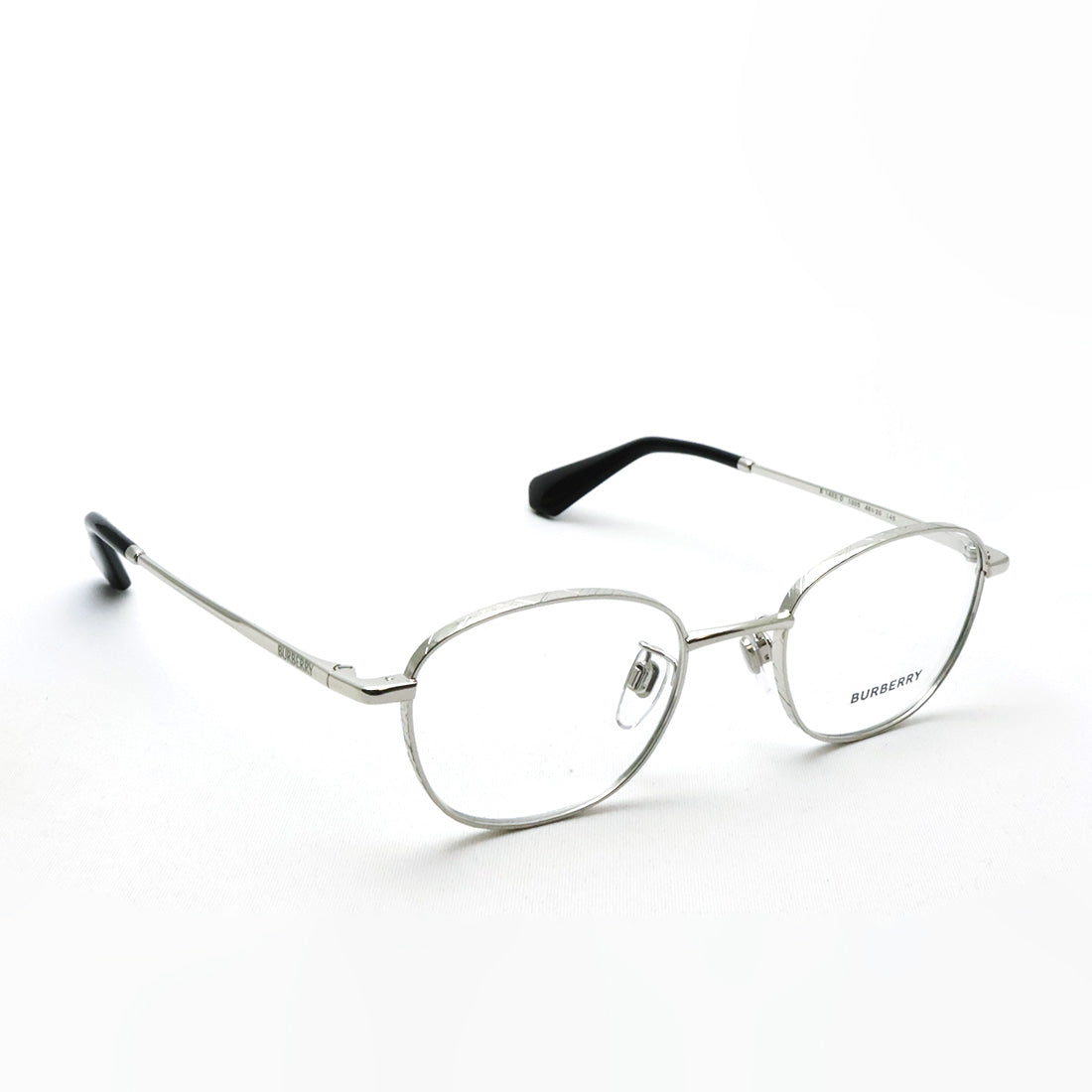 バーバリー メガネ BURBERRY BE1403D 1005 48 ボストン シルバー系