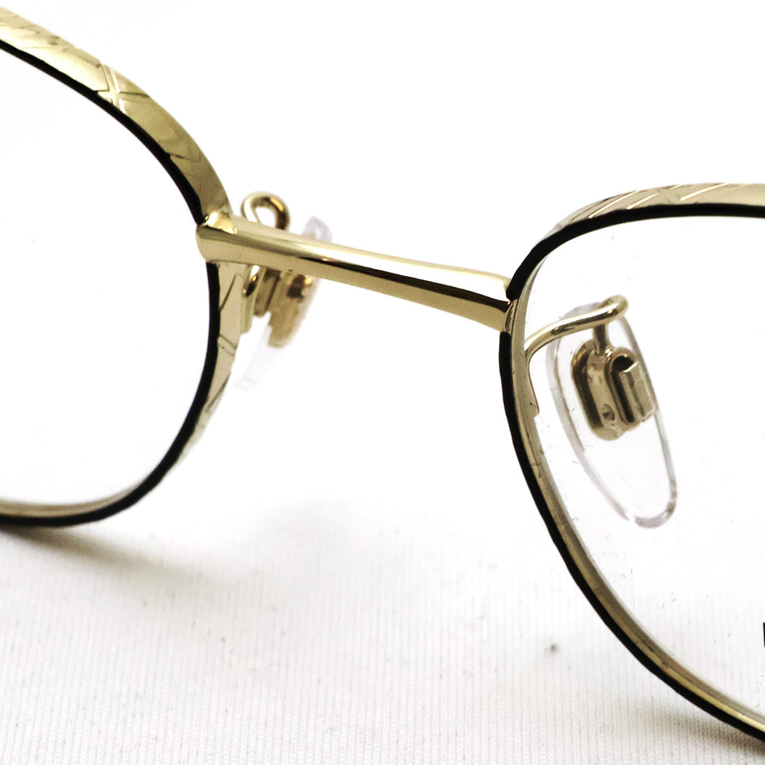 バーバリー メガネ BURBERRY BE1403D 1326 48 ボストン ブラック系 ゴールド系