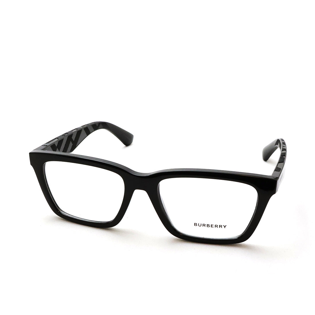 バーバリー メガネ BURBERRY BE2446U 3001 55 スクエア ブラック系