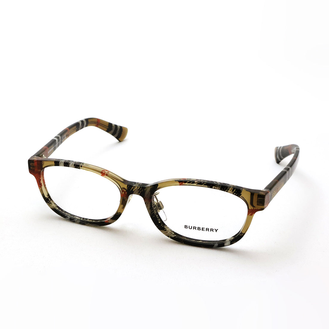 バーバリー メガネ BURBERRY BE2447D 4163 51 オーバル ベージュ系 チェック系