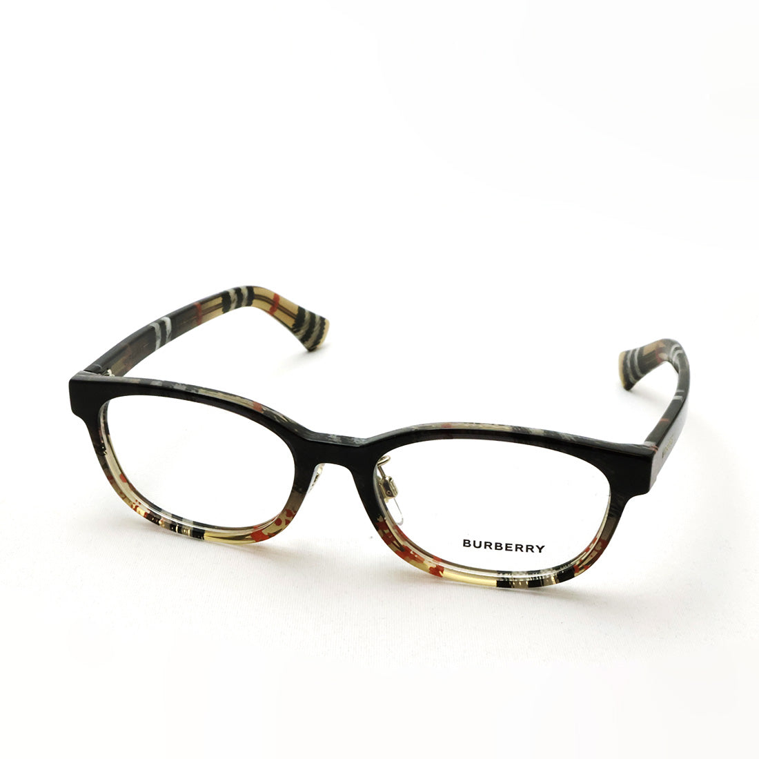 バーバリー メガネ BURBERRY BE2447D 4202 51 オーバル ベージュ系 チェック系