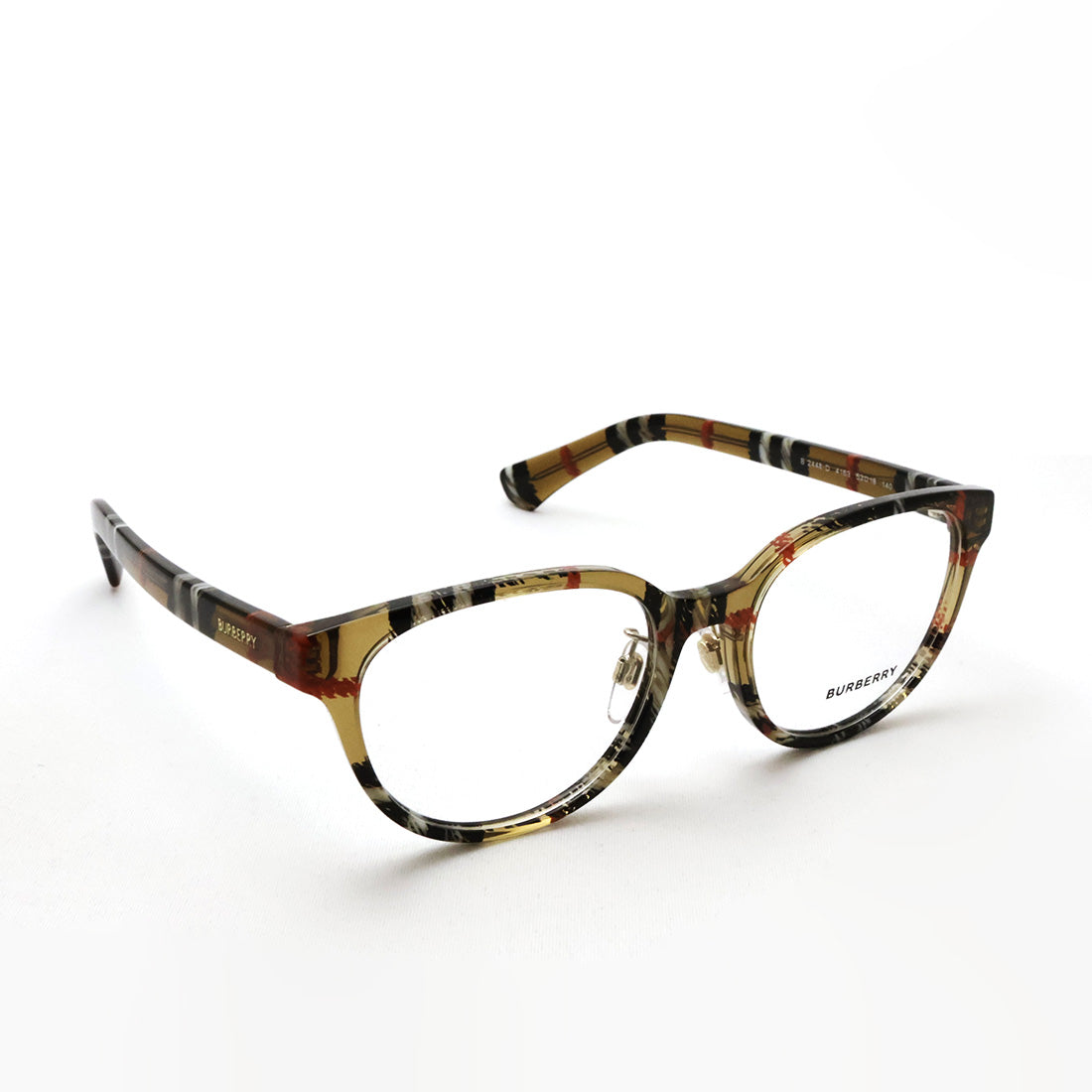 バーバリー メガネ BURBERRY BE2448D 4163 53 ボストン ベージュ系 チェック系