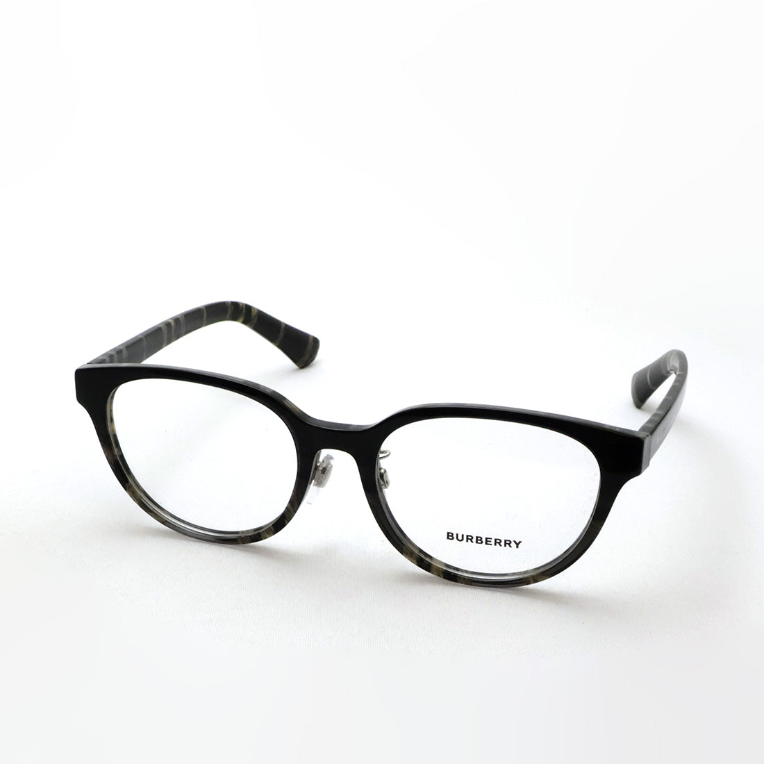 バーバリー メガネ BURBERRY BE2448D 4200 53 ボストン グレー系 チェック系