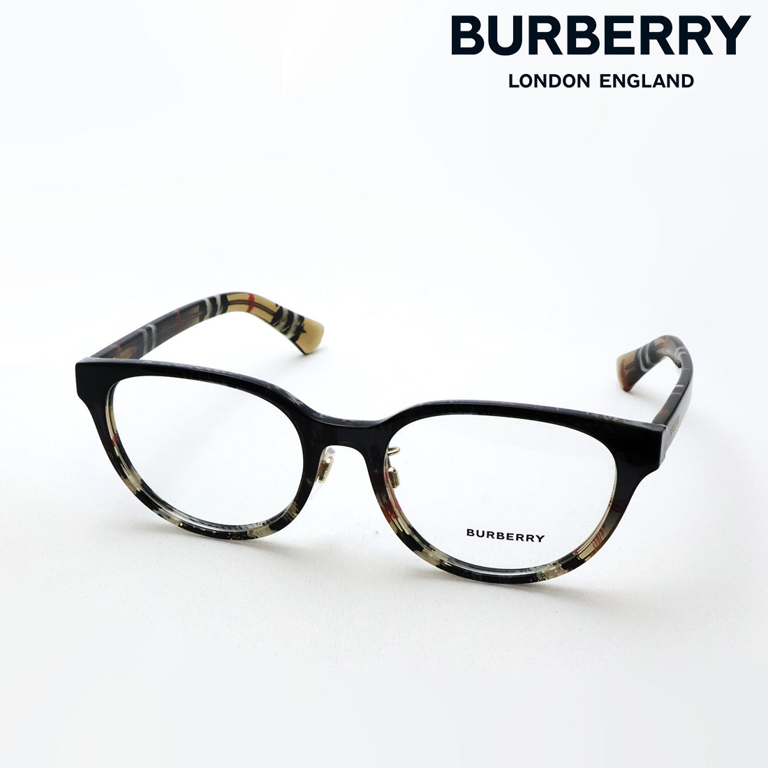 バーバリー メガネ BURBERRY BE2448D 4202 53 ボストン ベージュ系 チェック系