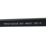 【TOM FORD/トムフォード】オーバル メガネ TF6112-D-B 001 49