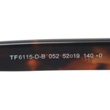 【TOM FORD/トムフォード】スクエア メガネ TF6115-D-B 052 52
