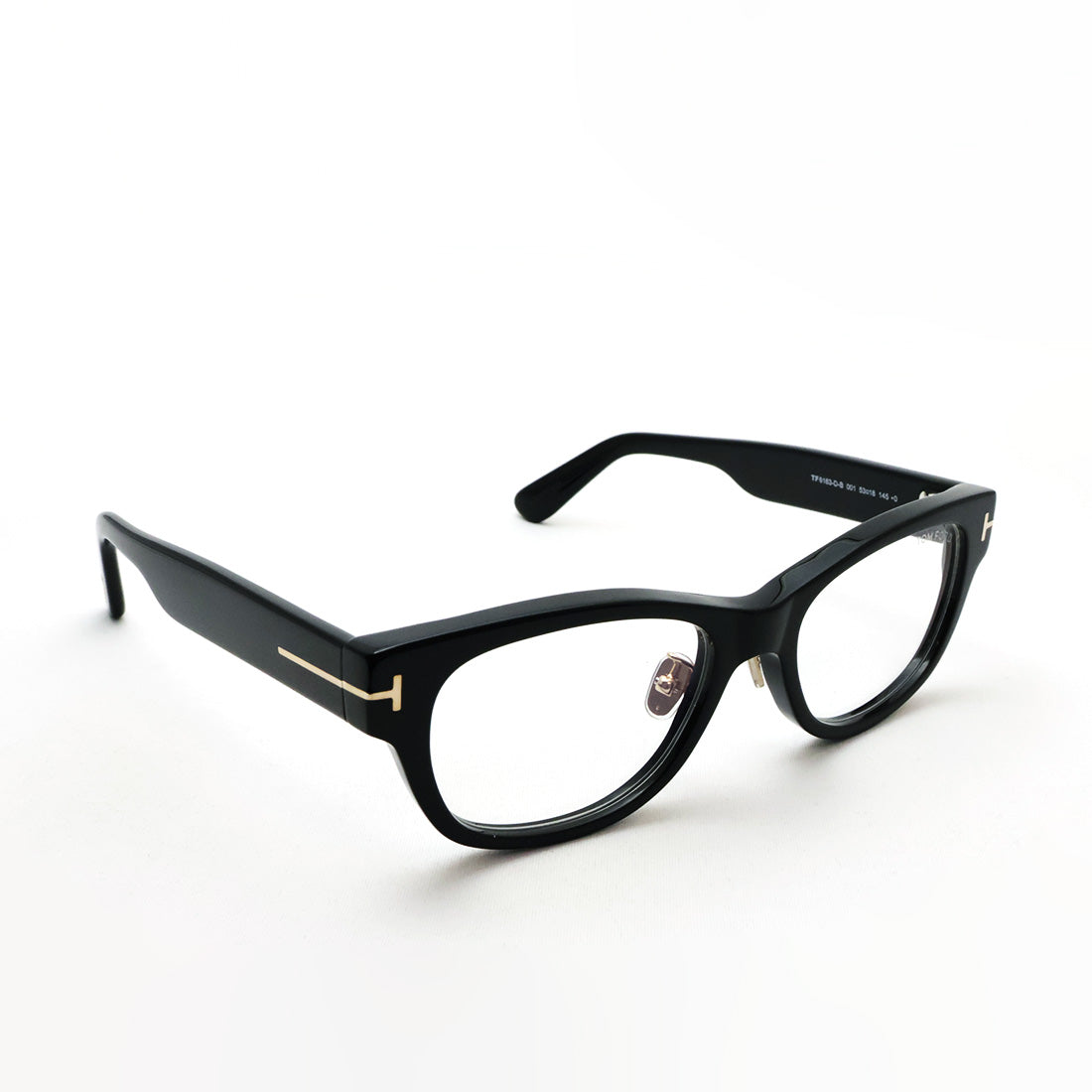 【TOM FORD/トムフォード】スクエア メガネ TF6163-D-B 001 53