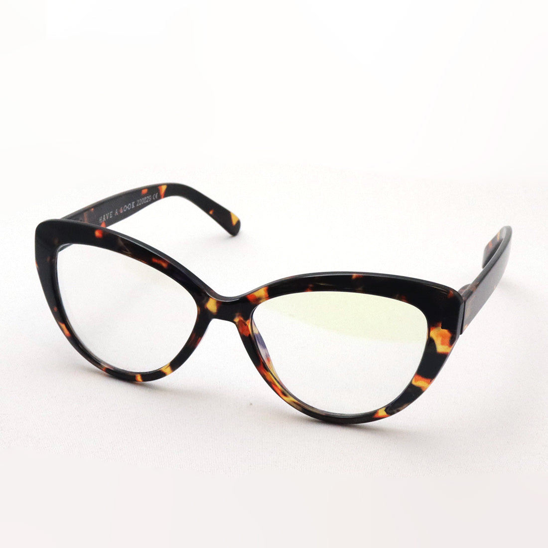 Hub Arrouch HAVE A LOOK PC Glasses Reading Glass CAT EYE Tortoise