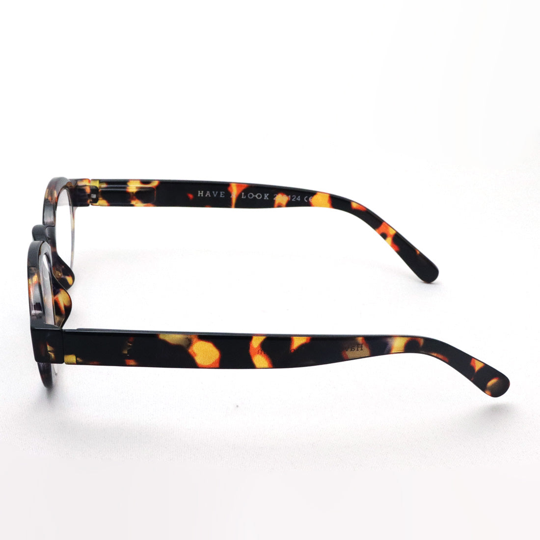 Hub Arrouch HAVE A LOOK PC Glass Reading Glass Circle Twist Tortoise