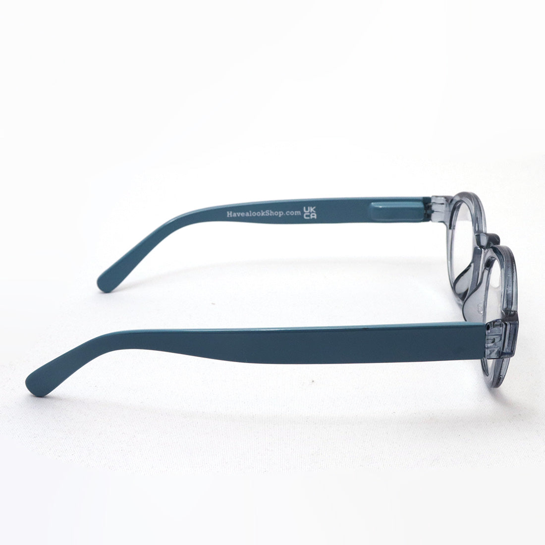 Hub Arrouch HAVE A LOOK PC Glass Reading Glass Circle Twist Gray Blue