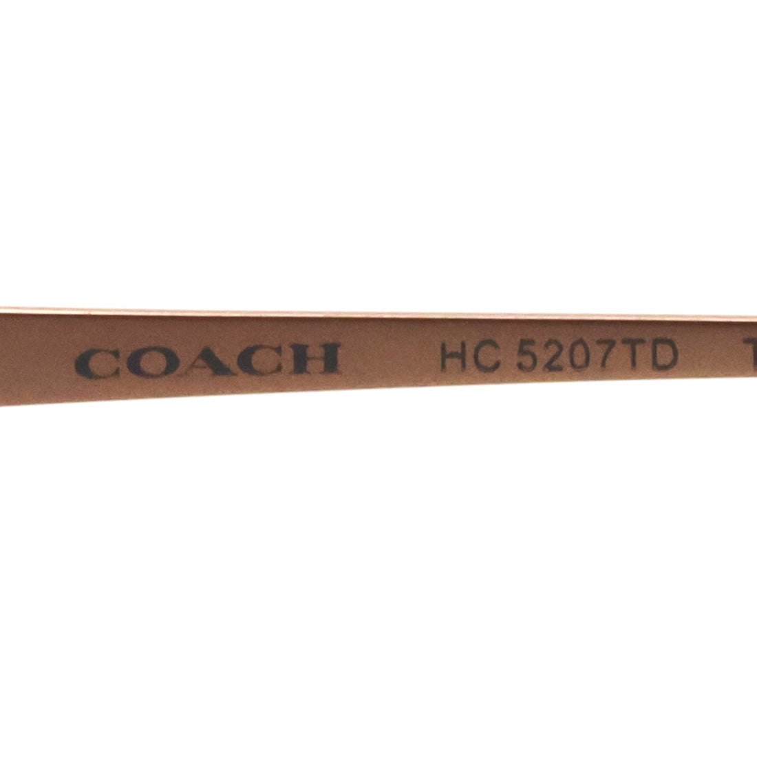 コーチ メガネ COACH HC5207TD 9331 52 オーバル ハーフリム ゴールド系