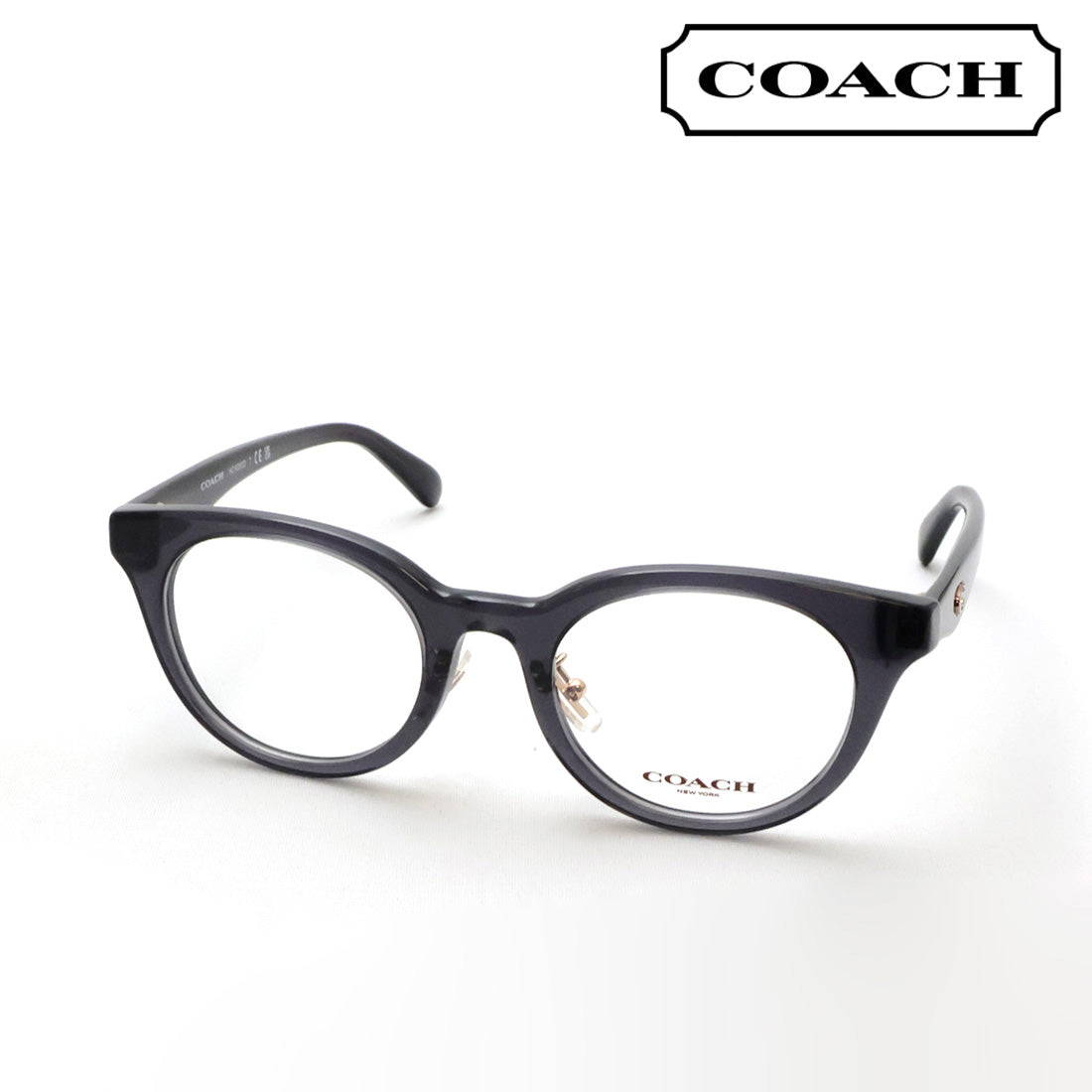 コーチ メガネ COACH HC6280D 5104 48 ラウンド グレー系