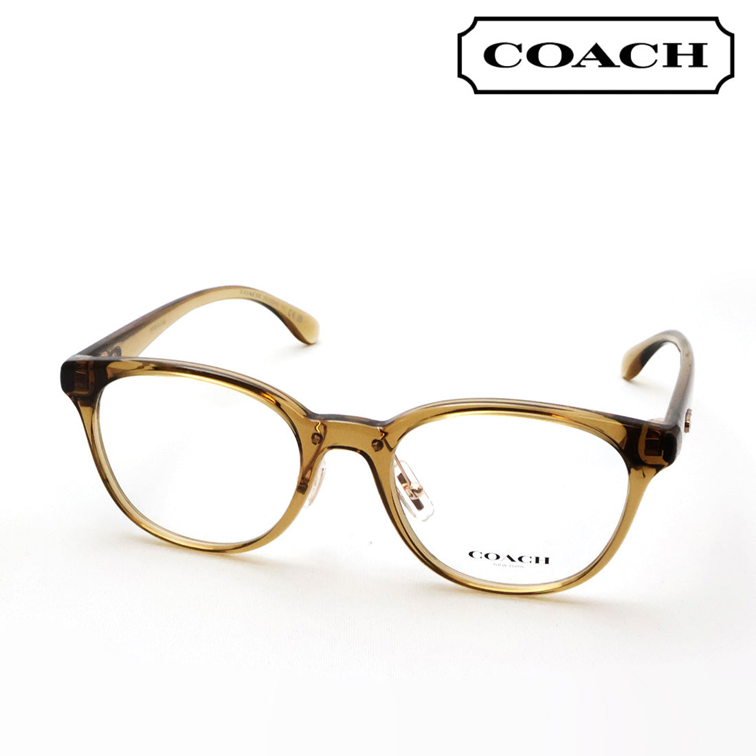 コーチ メガネ COACH HC6294D 5948 52 ボストン ベージュ系
