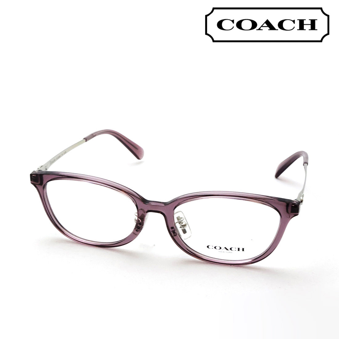 コーチ メガネ COACH HC6295D 5677 51 スクエア パープル系