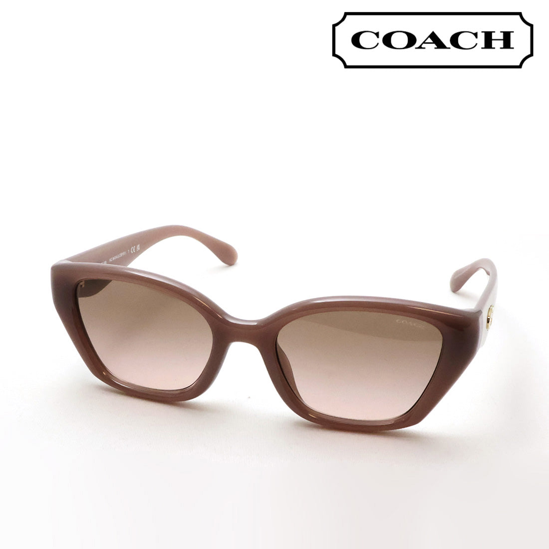 コーチ サングラス COACH HC8434U 549511 53 レディース ウェリントン ベージュ系