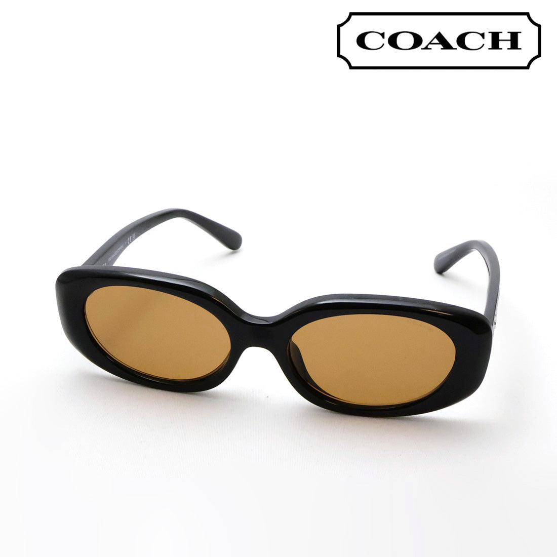 コーチ サングラス COACH HC8443D 500273 54 レディース オーバル ブラック系