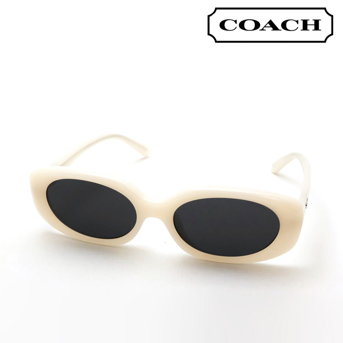 コーチ サングラス COACH HC8443D 579087 54 レディース オーバル ホワイト系