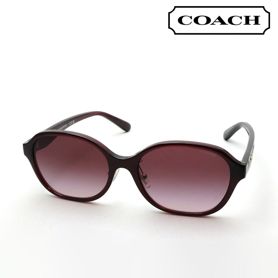 コーチ サングラス COACH HC8445D 59158H 56 レディース ラウンド レッド系