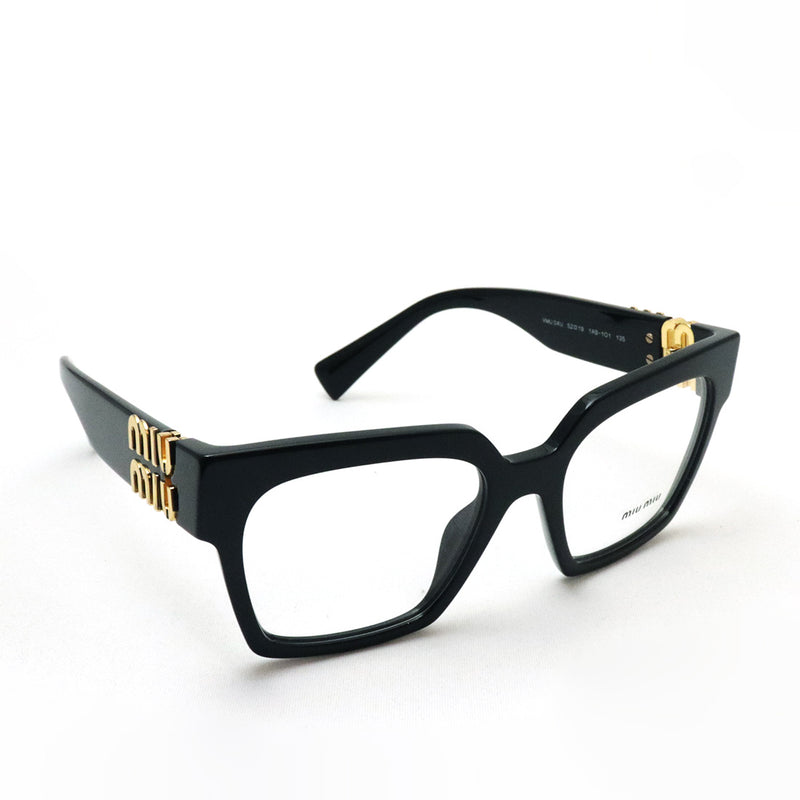 ミュウミュウ メガネ miumiu MU04UV 1AB1O1 52