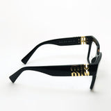 ミュウミュウ メガネ miumiu MU04UV 1AB1O1 52