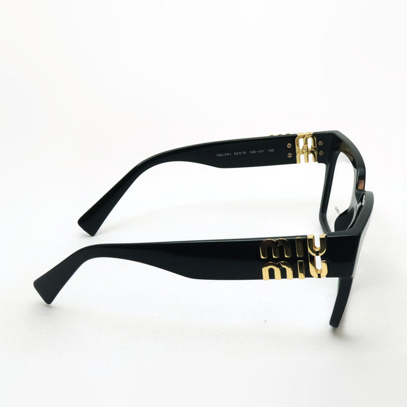 ミュウミュウ メガネ miumiu MU04UV 1AB1O1 52