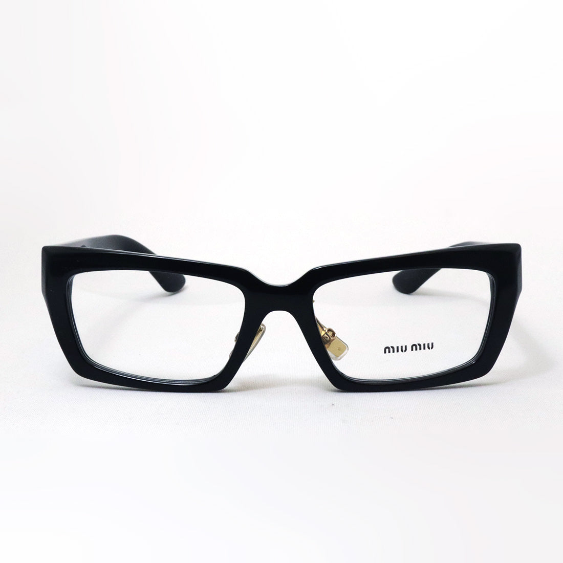 ミュウミュウ メガネ miumiu MU04XVF 1AB1O1 52