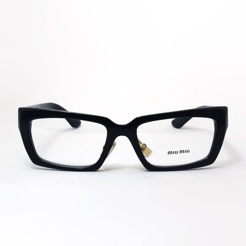 ミュウミュウ メガネ miumiu MU04XVF 1AB1O1 52