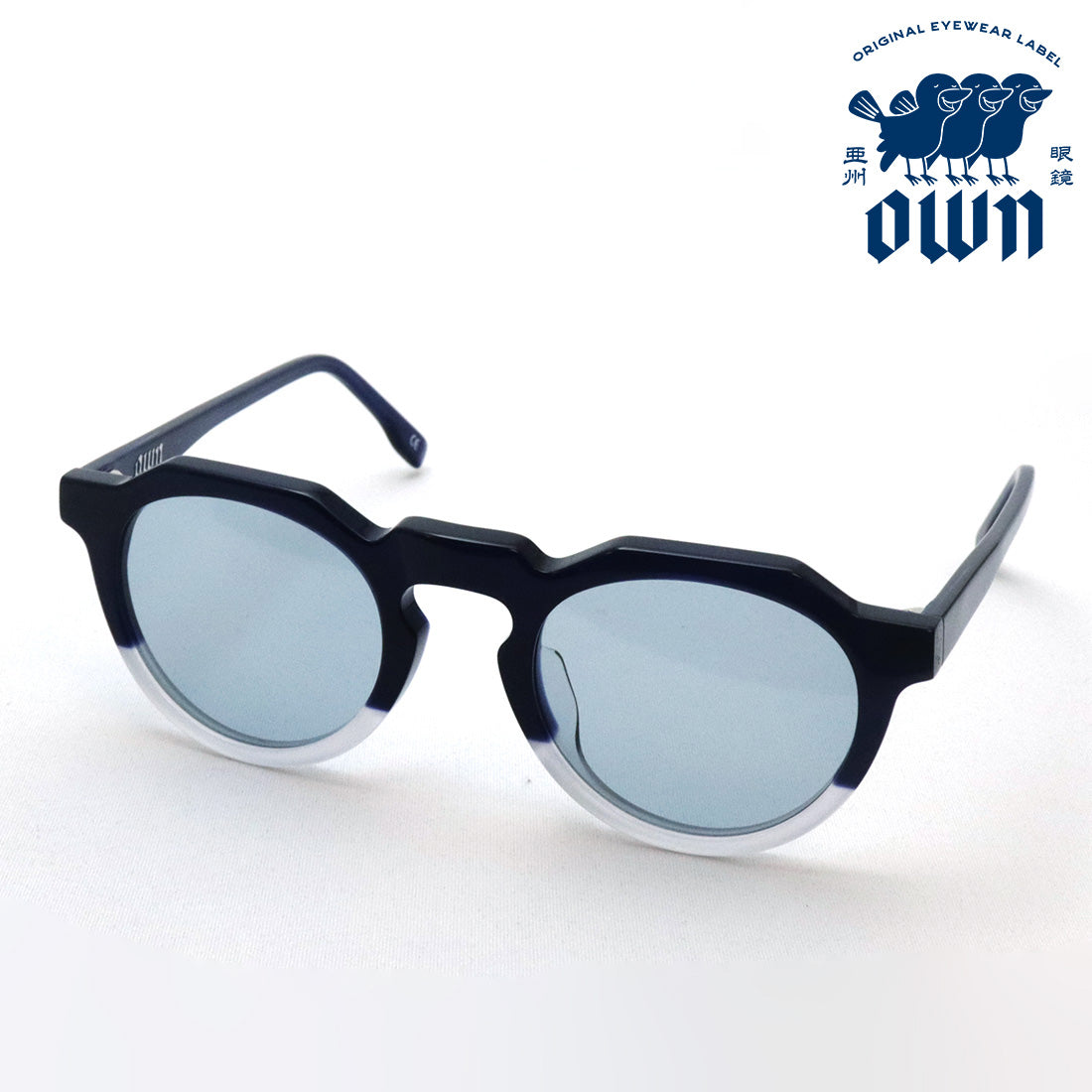 オウン サングラス OWN OW-03BLCW-GYBL #03 ボストン
