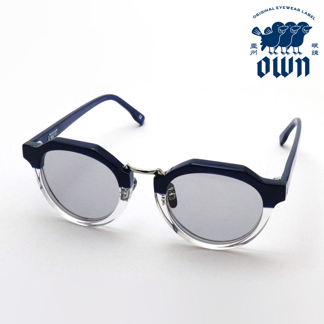 オウン サングラス OWN OW-09BLCL-CGY #09 ボストン