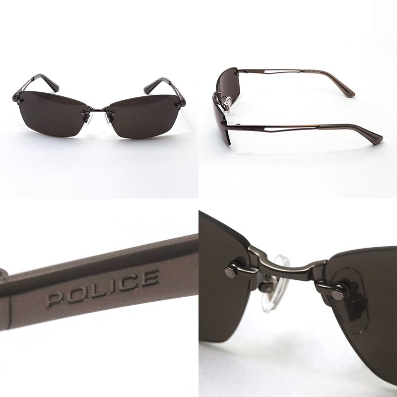 ポリス サングラス POLICE SPLQ06J KNIGHT ナイト スクエア ツー