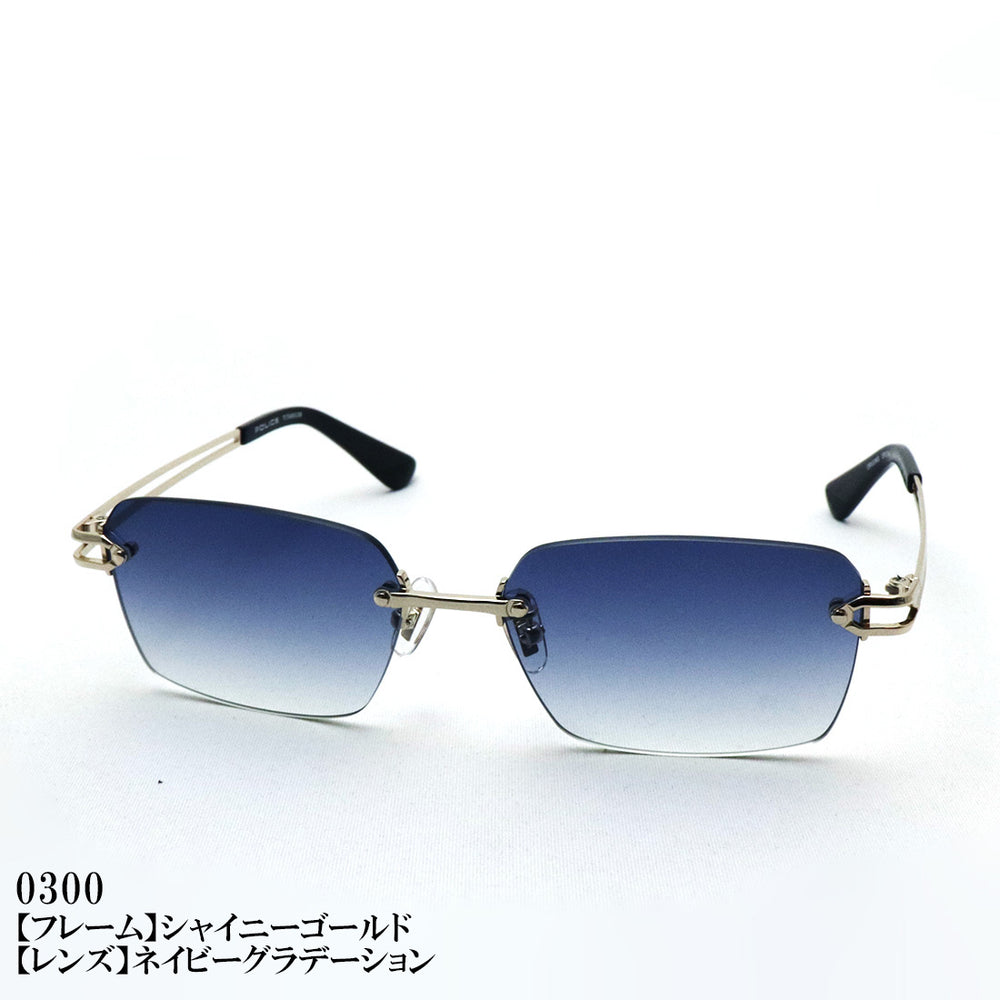 POLICEブルーグラデーションサングラス ポリス サングラス POLICE SPLT68J ORIGINS ジャパンモデル ツー