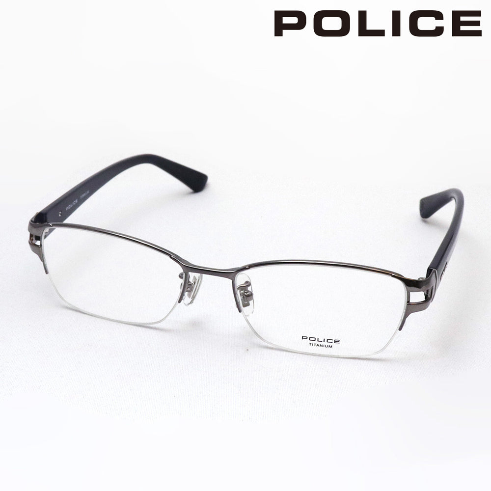POLICE ポリス メガネ VPLR35J 0568/0P3T/0S1D 54mm スクエア 3color