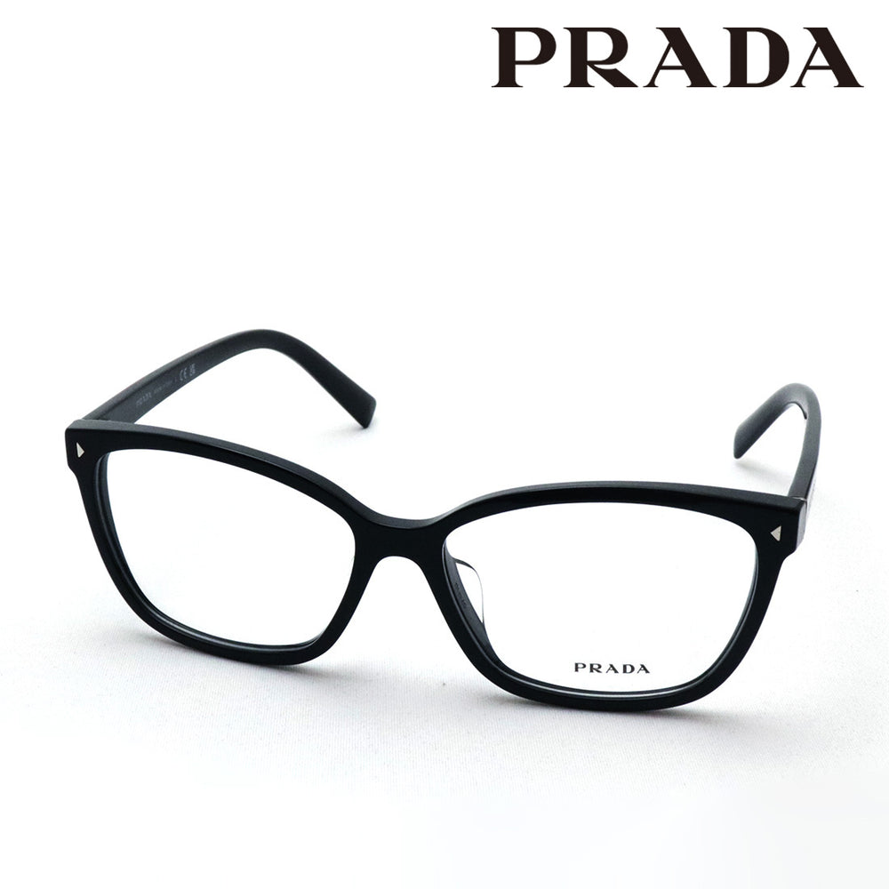 PRADA プラダ メガネ PR05TVF 1AB101 ブラック/ブラウン斑 PRADA プラダ メガネ VPR 07ZVF 1AB101 ブラック 55サイズ (在庫なし