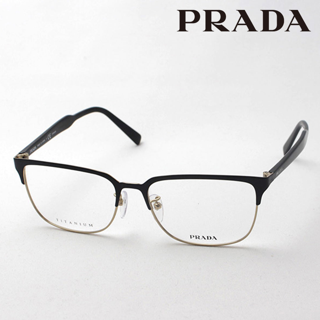 プラダ メガネ PRADA PR56TVD 1BO1O1 メタル