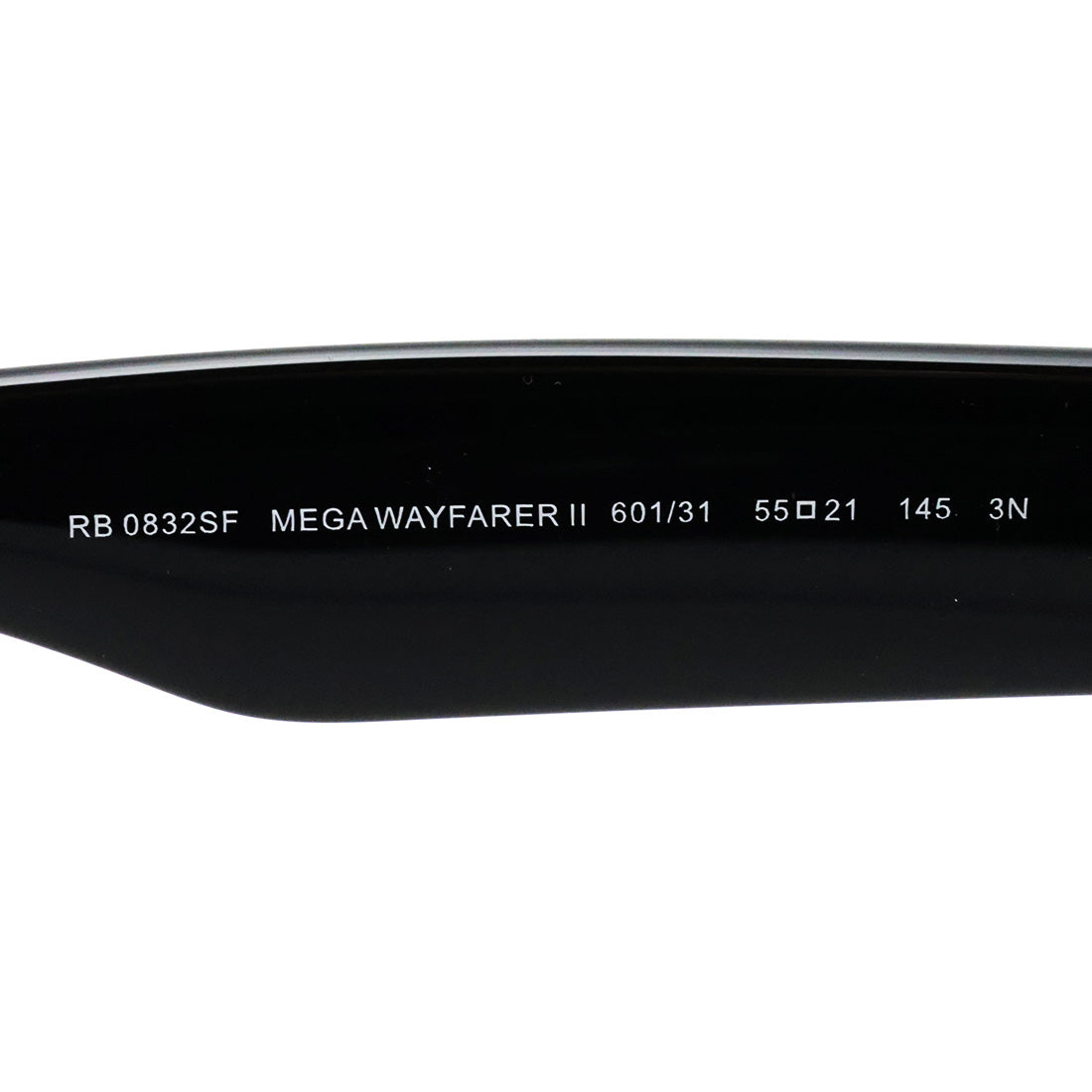 レイバン サングラス Ray-Ban RB0832SF 60131 55 MEGA WAYFARER II メガウェイファーラー2 ウェリントン ブラック系