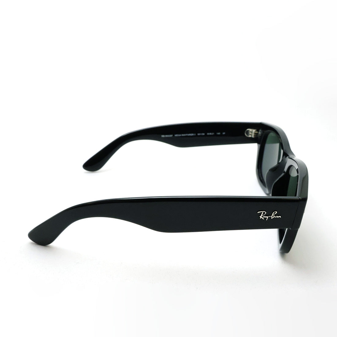 レイバン 偏光サングラス Ray-Ban RB0832SF 60158 55 MEGA WAYFARER II メガウェイファーラー2 ウェリントン ブラック系