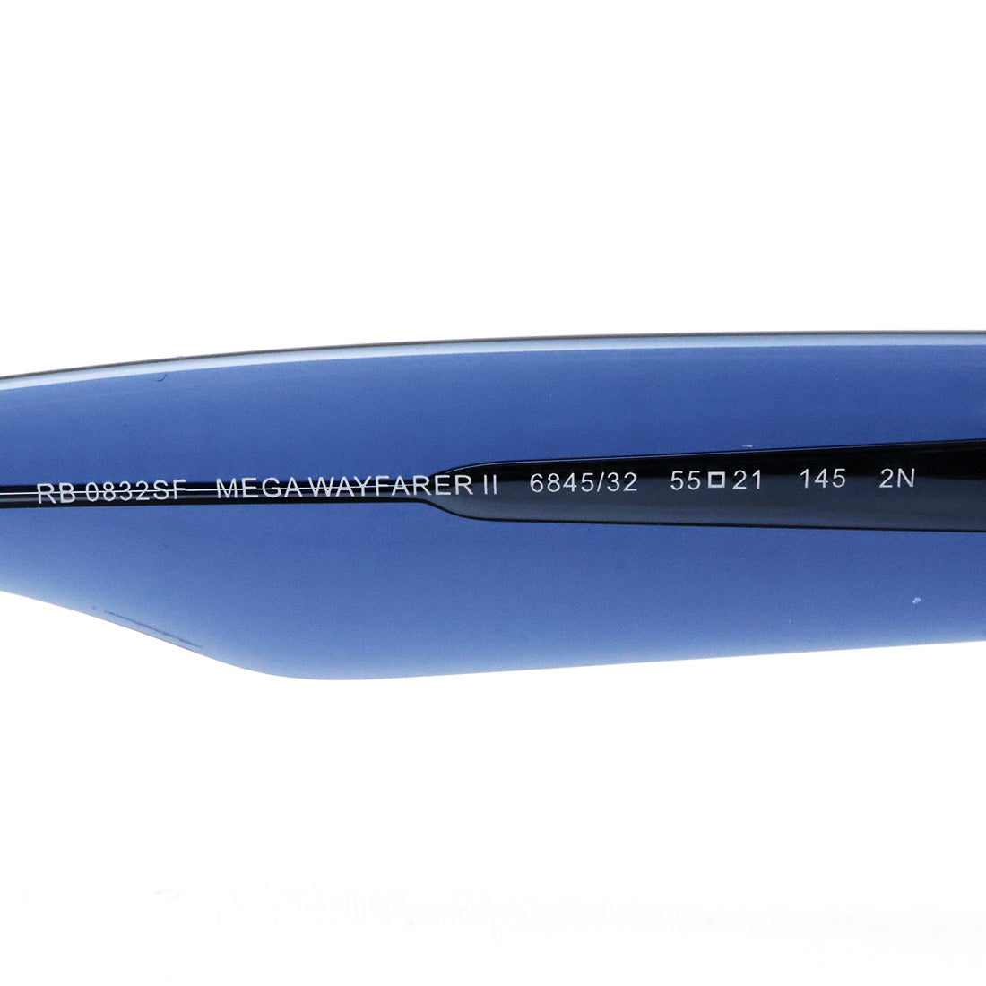 レイバン サングラス Ray-Ban RB0832SF 684532 55 MEGA WAYFARER II メガウェイファーラー2 ウェリントン ブルー系