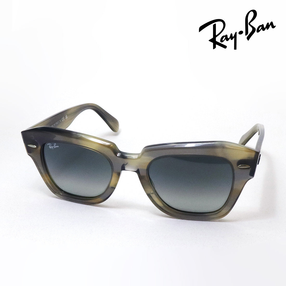 レイバン サングラス Ray-Ban ステートストリート RB2186 140571 49 52  ウェリントン