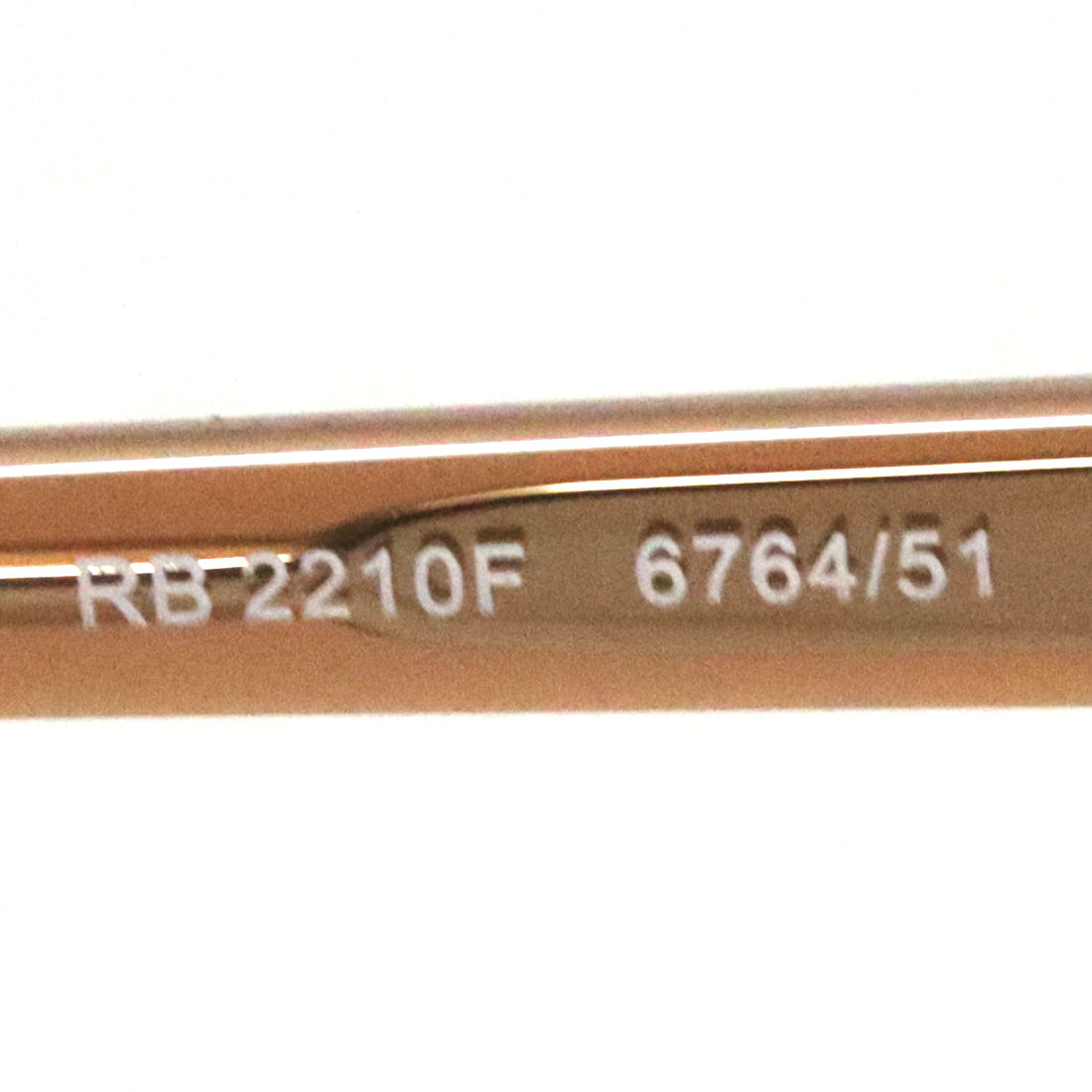 レイバン サングラス Ray-Ban RB2210F 676451 53 ウェリントン