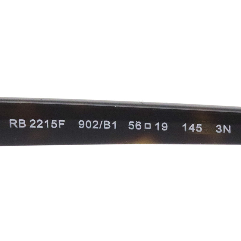 レイバン サングラス Ray-Ban RB2215F 902B1 56 スクエア