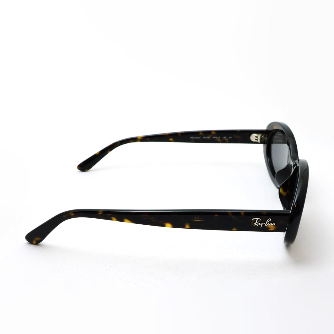 レイバン サングラス Ray-Ban RB2223F 902B1 54 オーバルトータス系