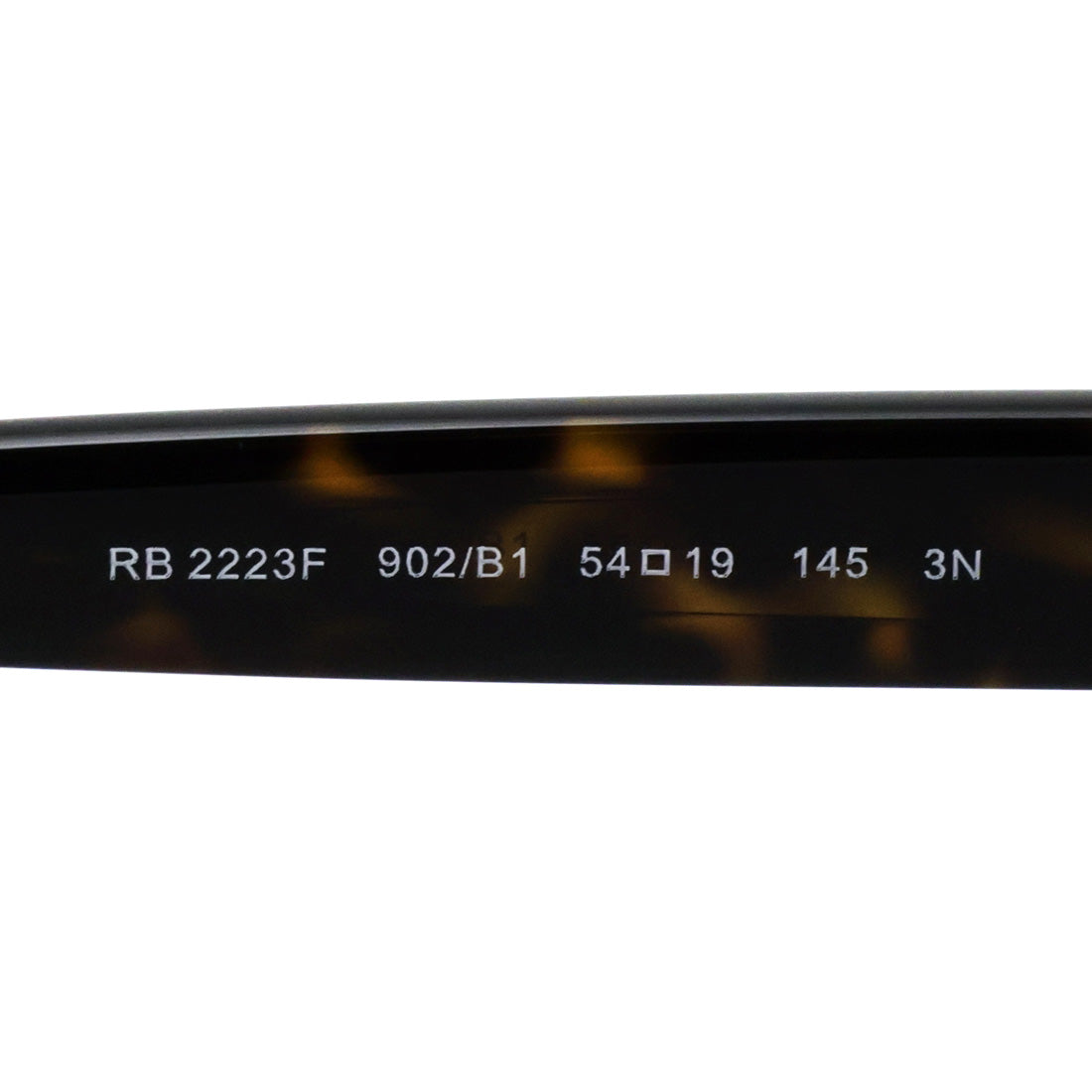 レイバン サングラス Ray-Ban RB2223F 902B1 54 オーバルトータス系