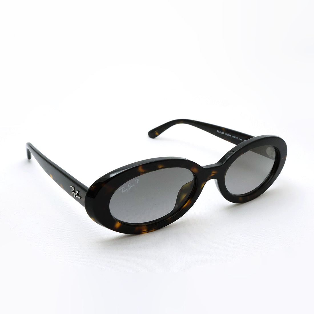 レイバン 偏光サングラス Ray-Ban RB2223F 902M3 54 オーバルトータス系