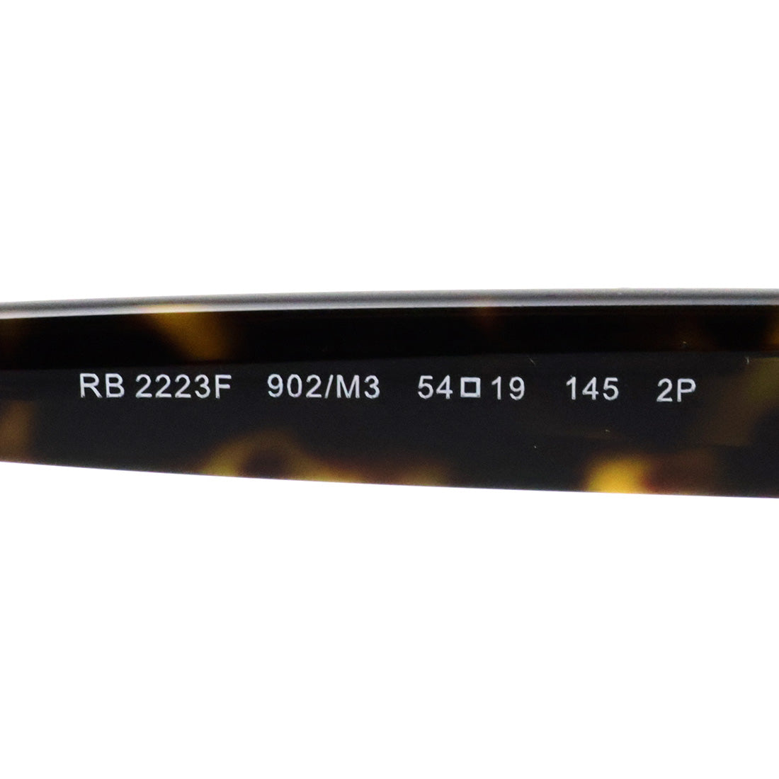 レイバン 偏光サングラス Ray-Ban RB2223F 902M3 54 オーバルトータス系