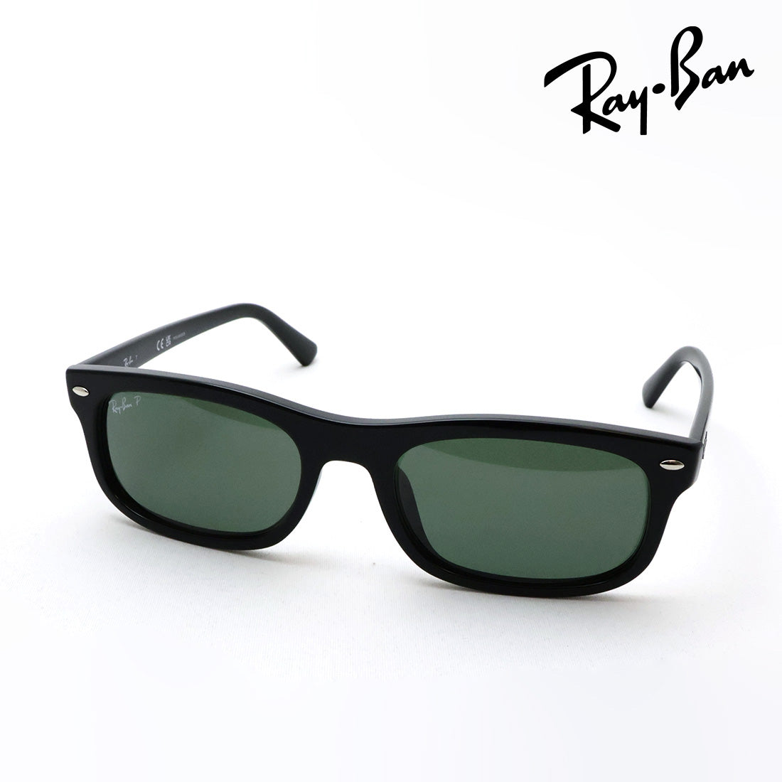 レイバン 偏光サングラス Ray-Ban RB2224F 60158 57 スクエア ブラック系