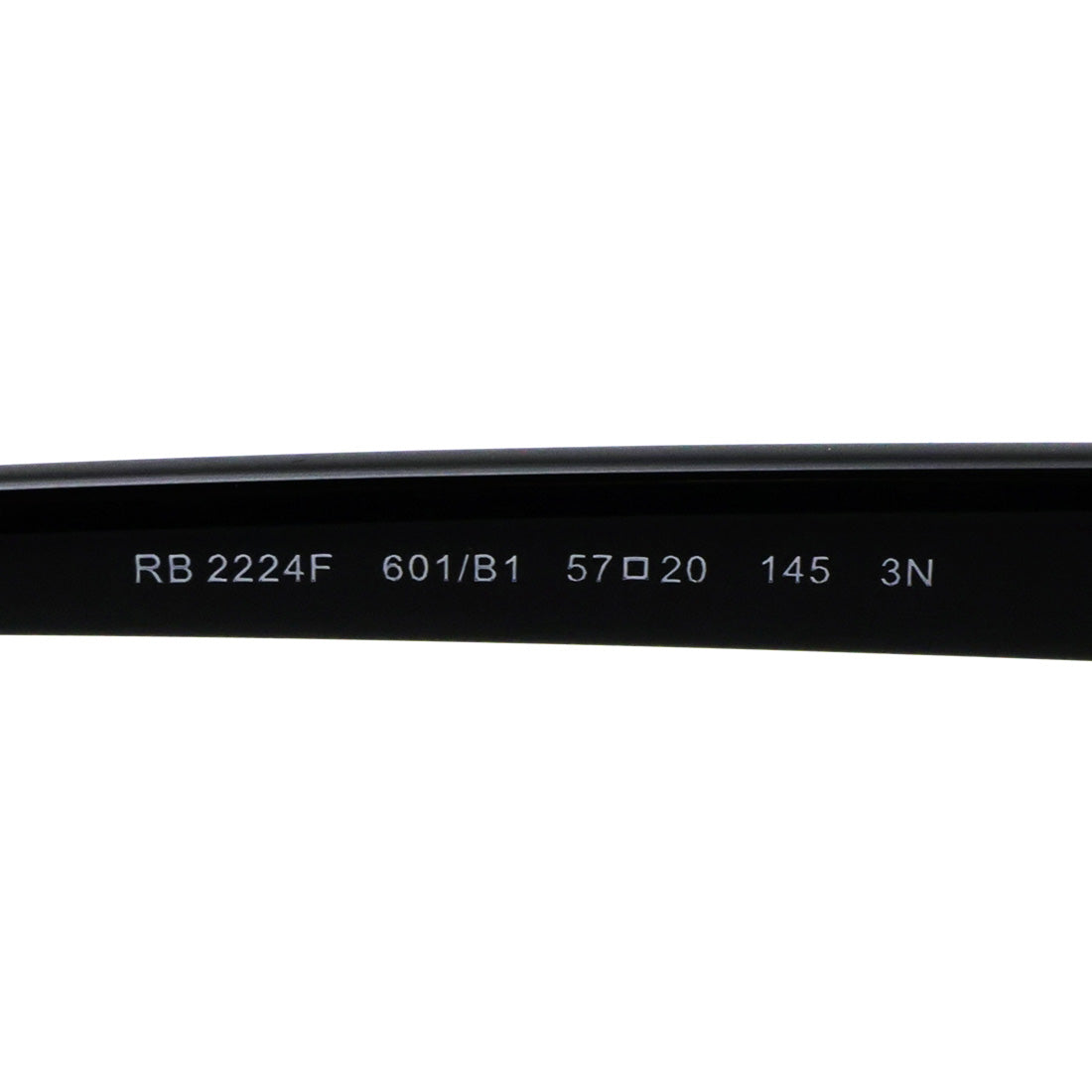 レイバン サングラス Ray-Ban RB2224F 601B1 57 スクエア ブラック系